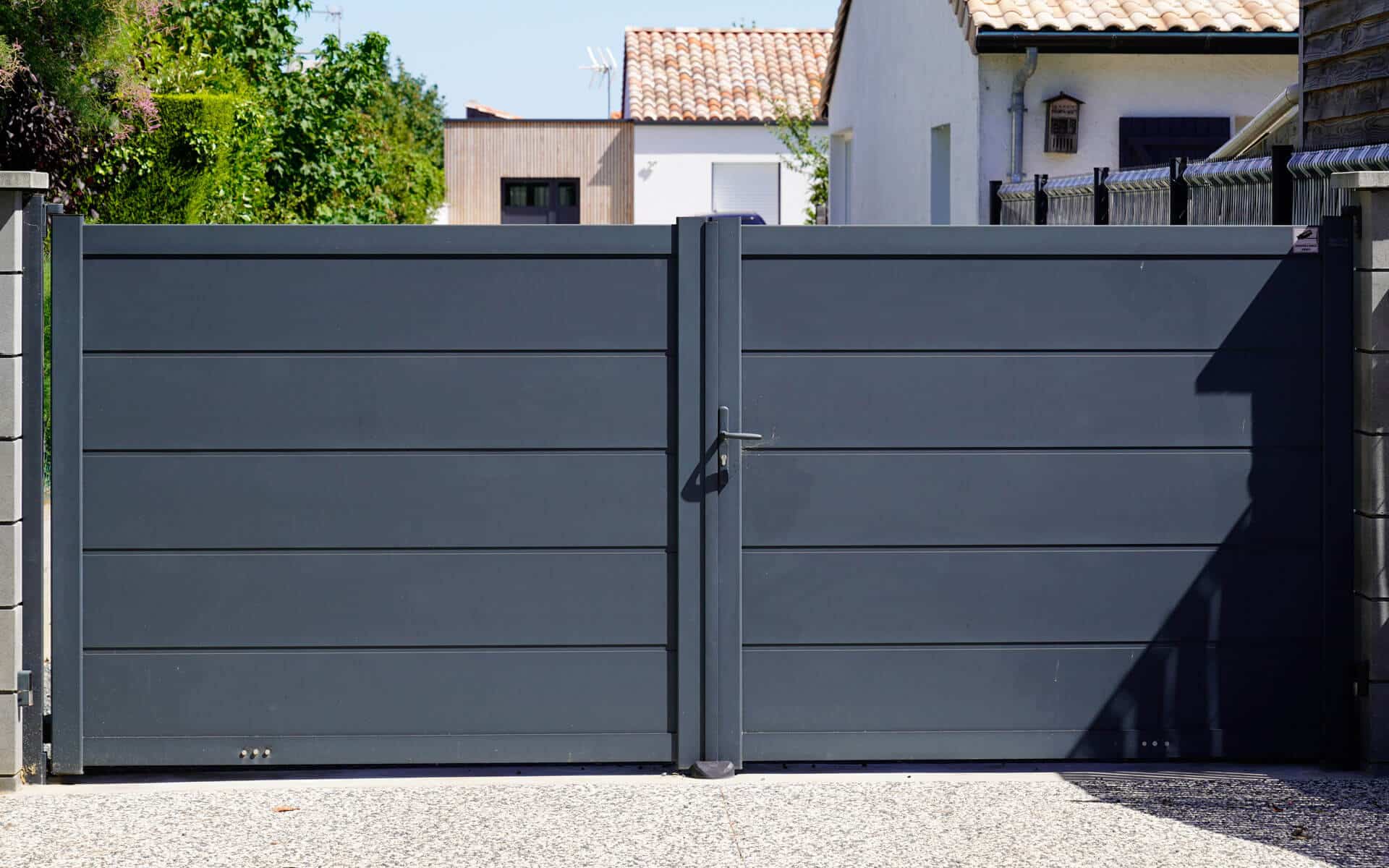 Flügeltor oder Schiebetor